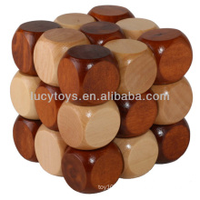 Magic Cube wooden puzzle game